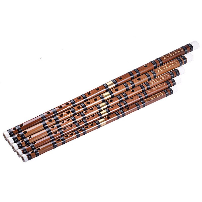 Pluggable traditionele bamboefluit, chinees bitter bamboe dizi-instrument