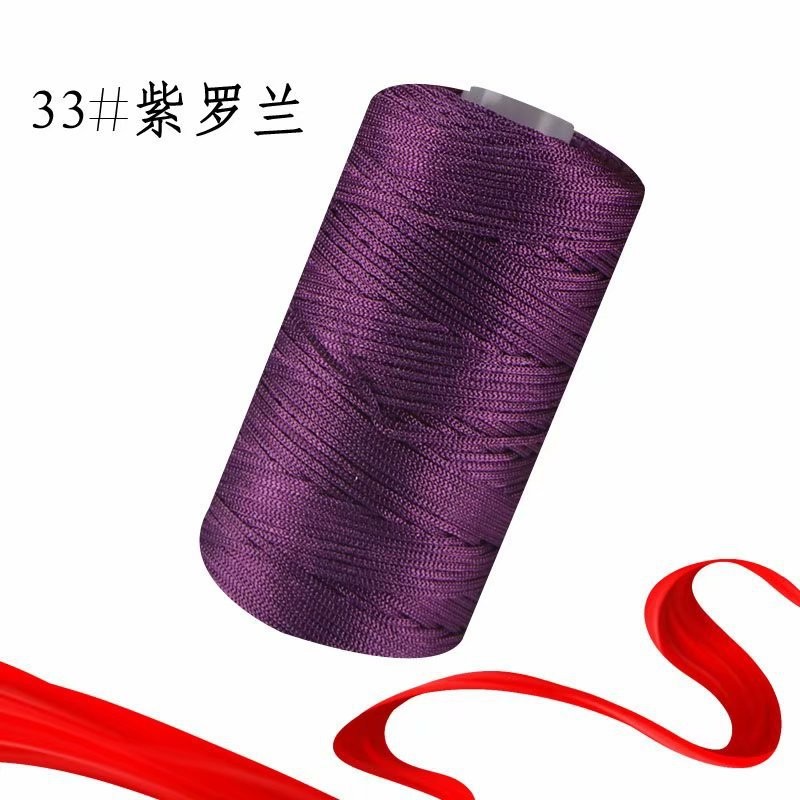 1.5Mm Dikte Gehaakt Garen Dun Ijs Gemengd Gevlochten Katoenen Draad Voor Diy Hand Breien Tas Hoed Schoenen 100Gram Rol 60 Kleuren