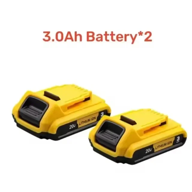 High Drain 18650 Li-Ion Battery Pack 20V 3000mAh CE Certified Rechargeable Battery for Power Tools: Blue