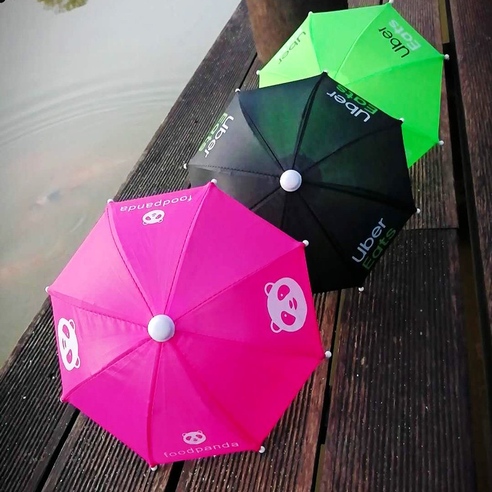 Sombrilla Flexible para teléfono móvil, sombrilla impermeable a prueba de polvo para vehículo eléctrico, silla de ruedas, bicicleta