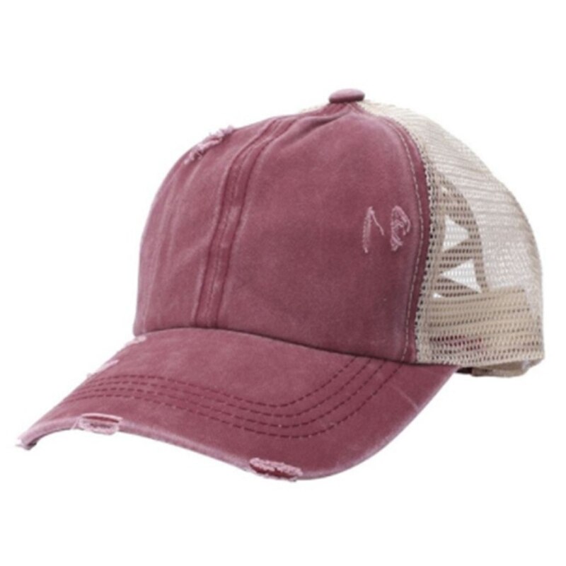 Dropshipping all&#39;ingrosso del cappello della mamma del papà del berretto da Baseball della maglia del camionista atletico regolabile dei nuovi cappelli Funky delle donne dell&#39;uomo 2021: Red wine