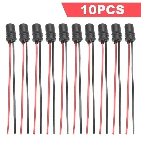T10 W5W bombilla de cuña para coche, soporte de conector, extensión de lámpara LED, soporte de Base de bombilla, Base de cuña, enchufe de bombilla: Plata