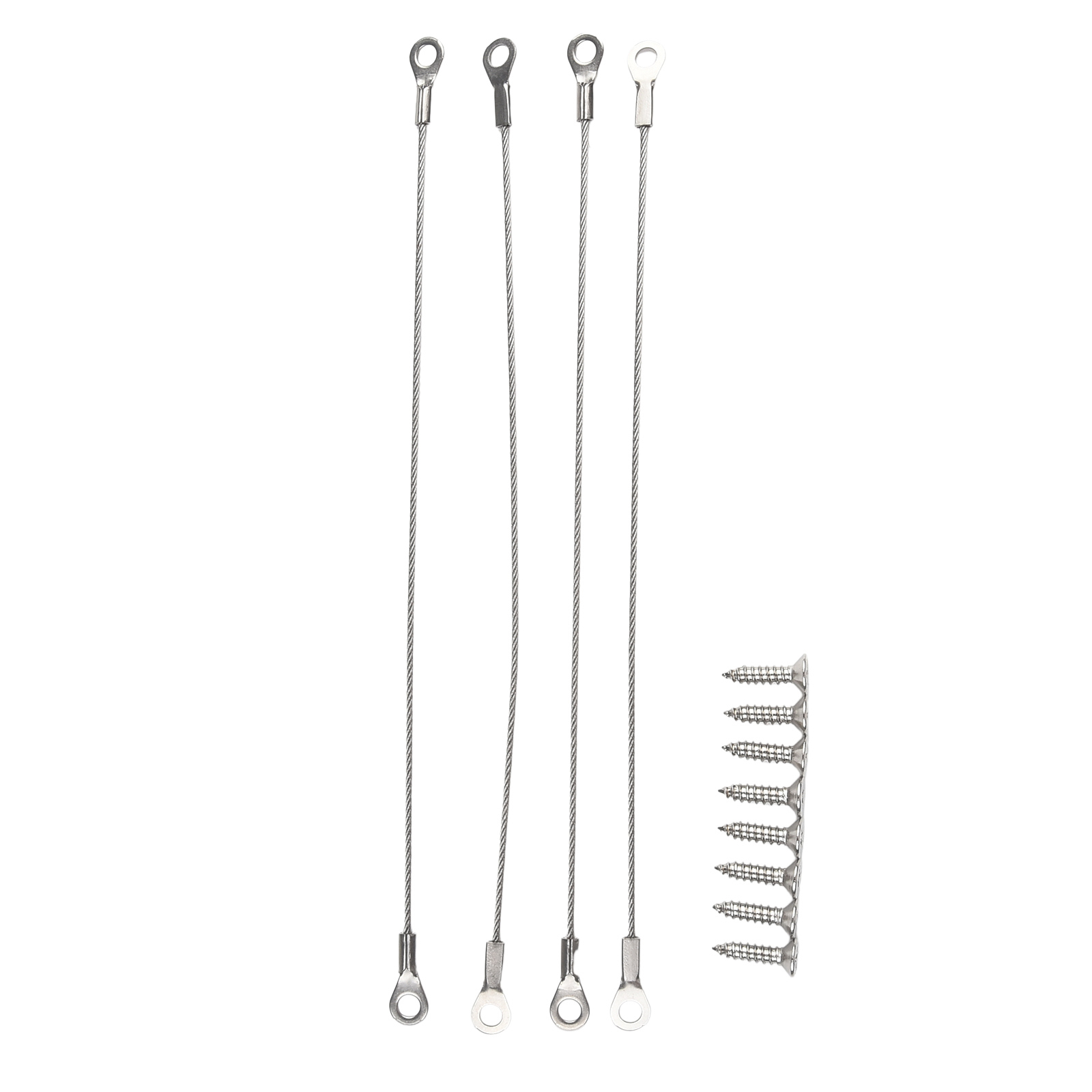 4pcs Door Cabinet Restraint Braided Cable Hinge Stainless Steel Limiter Swing Opening Angle Flexible Braided Limiter Household: Default Title
