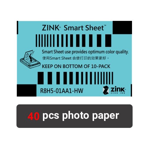 Original Huawei Photo Paper Zink 2*3 inch for Huawei Mini Portable Pocket Photo Printer CV80 DIY Printing Paper Photographic: 40pcs (2 Pack)