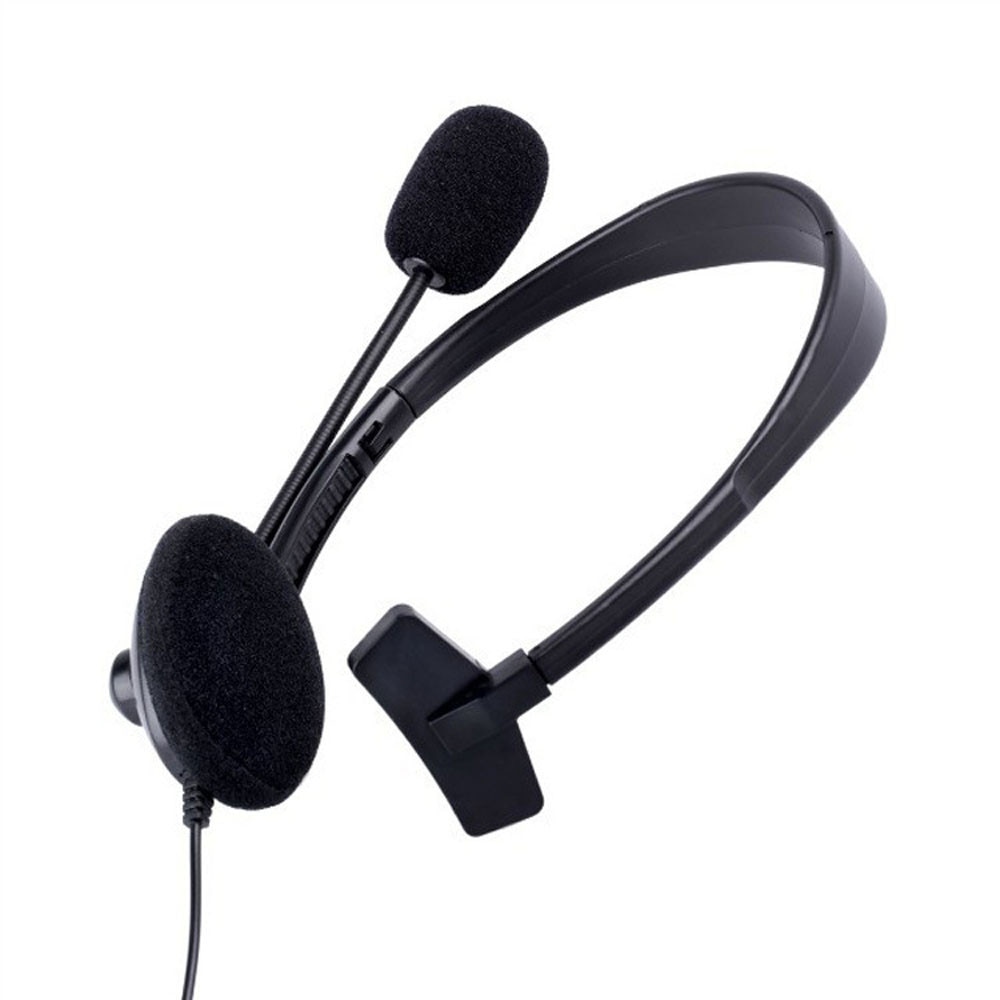 Hoofdtelefoon Zwart Wired Headset Hoofdtelefoon Oortelefoon Microfoon Voor Sony Playstation 4 PS4 Game Hoofdtelefoon # T2