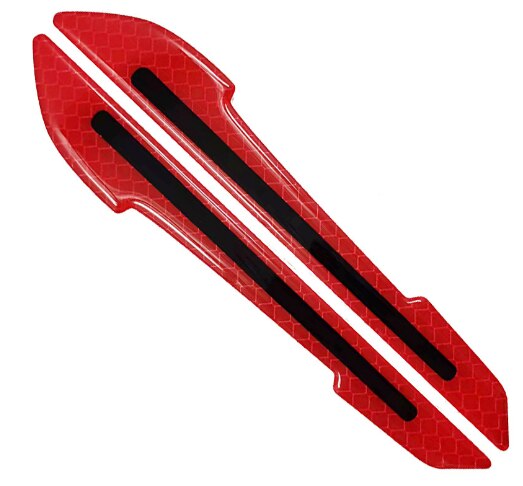 Reflektierende Aufkleber, Warnstreifen, Klebeband, spurlos, schützender Autoaufkleber, Warnung auf dem Auto, Rückspiegel, Außen, Autozubehör: verrotten