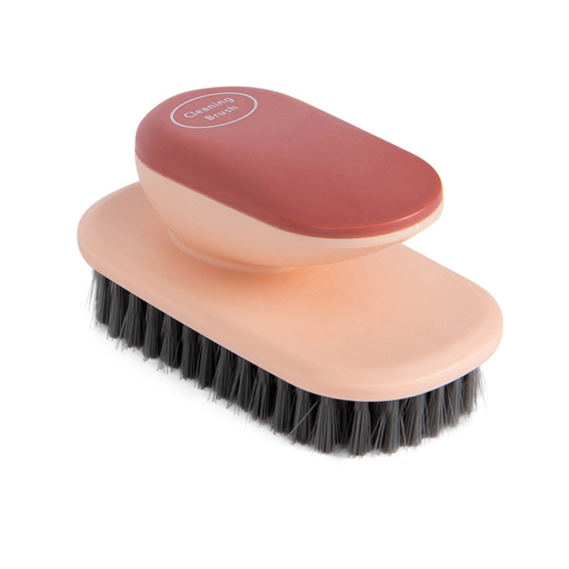 Handle Laundry Brush Washing Flexible Scrub Brush Soft Hair Cleaning Brushes Brushes Cleaner Household Cleaning Tools: red