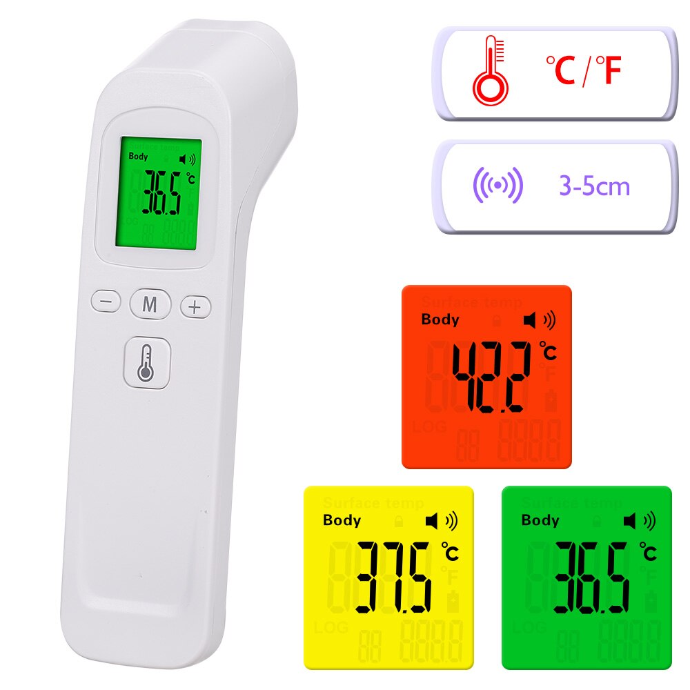 Digitale Lcd Temperatuur Indoor Kamer Thermometer Object Temperatuurmeter Thermometer Infrarood