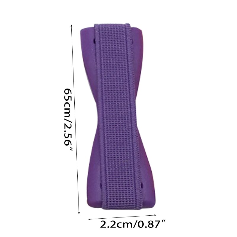 B0KA Finger Elastic Strap Phone Holder Ultra Thin Anti-Slip Cell Phone Grips Band Holder for Back of Phone Mini-Tablets
