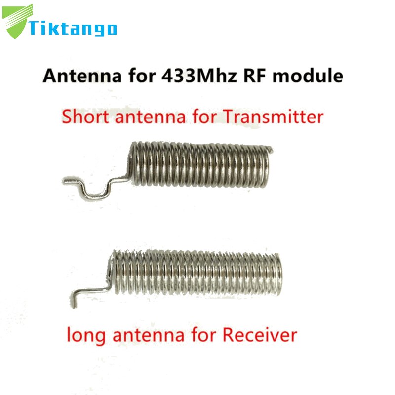 Tiktango 433 Mhz Antenne Voor 433 Mhz Rf Ontvanger En Zender Module Voor Draadloze Afstandsbedieningen 2Pcs/1set