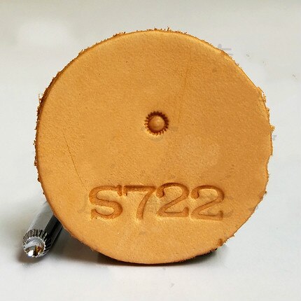 Metal Leather Working Saddle Making Tools Carving Leathercraft Stamps Leather Stamping Solid DIY Printinting Staming: S722