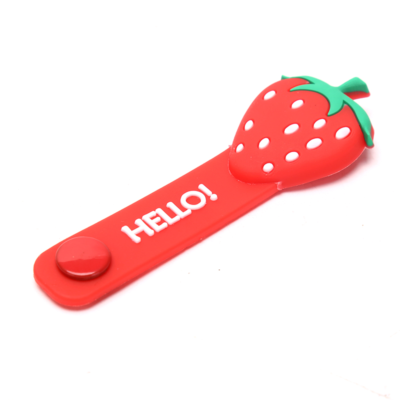1pc niedliche kabelaufwickler mit frucht- und blumenmotiven, kabelorganisatoren, drahtschutz, markierungen