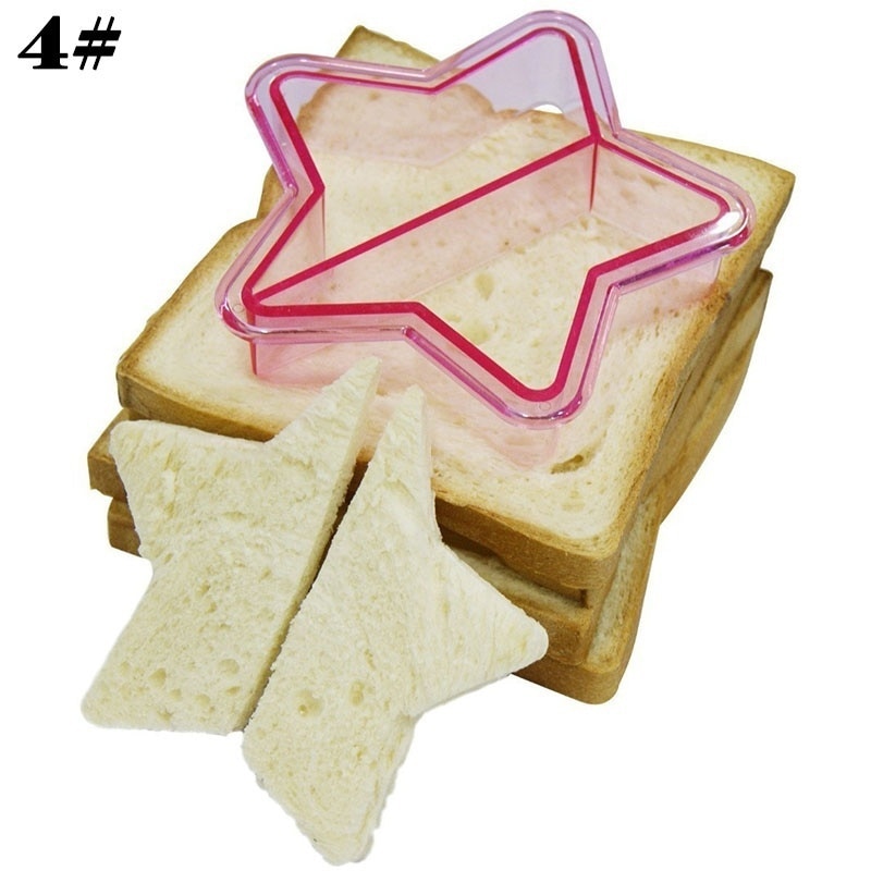 Coupeur de pain Puzzle en forme d'animaux, moule facile à utiliser, outils de cuisson en forme de mignon, moule à pain, pain grillé, pas ennuyeux, pour enfants, petit déjeuner