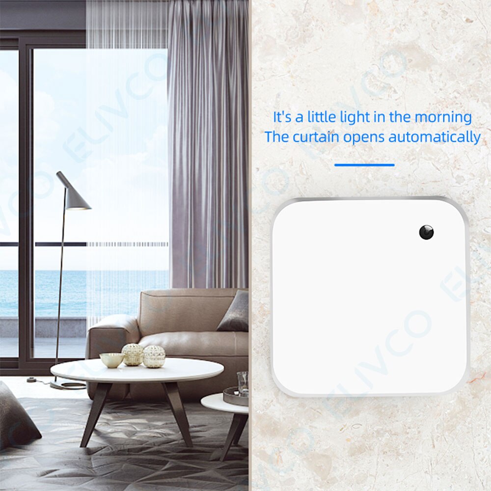 Tuya Wifi Smart Light Sensor(0-30000)LUX Outdoor Waterproof Battery Powered Smart Home Light automation Sense Linkage Control