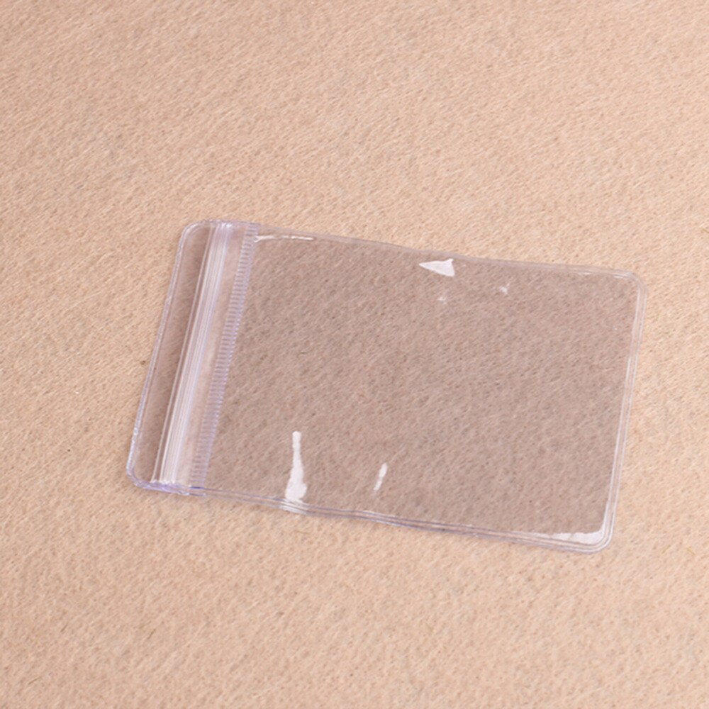 Clear PVC Plastic Storage Bags Coin Bag Case Wallets Storage Envelopes Seal Plastic Bags package 100 Pcs/lot