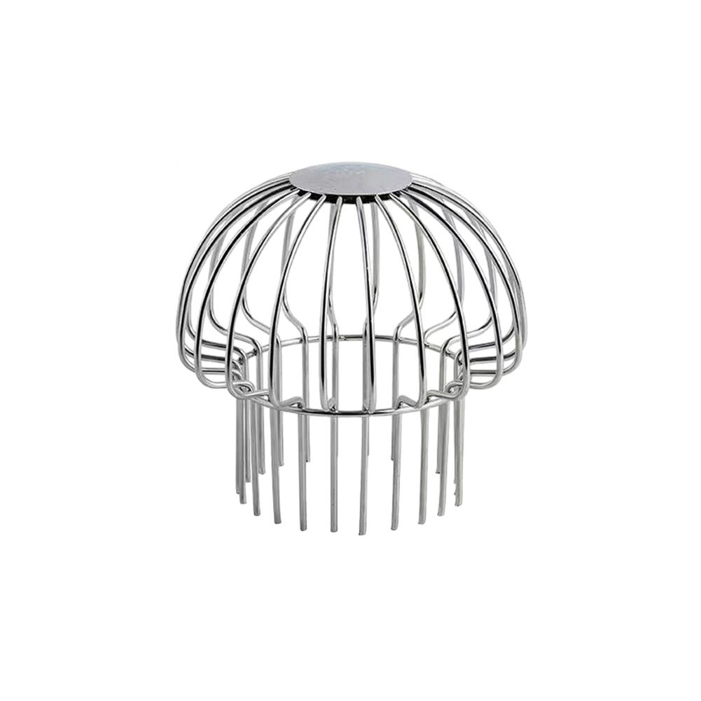 50-160mm Strainer Garden Landscaping Floor Drain Gutter Guard Roof Guttering Cover Leaf Protection Netting Gutter Guard Mesh: Clear