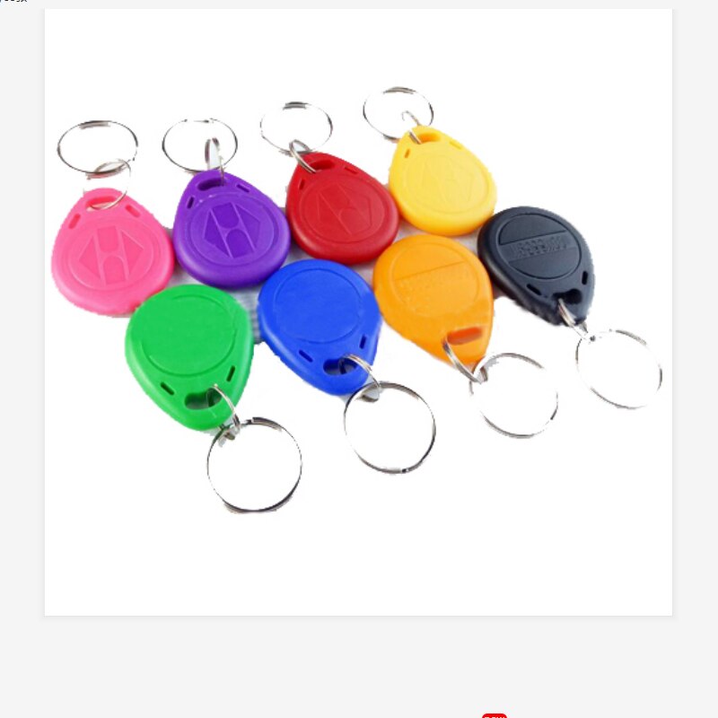 WiFi Tuya App Door Opener Waterproof Fingerprint Access Control System Standalone Keypad RFID Card Access Controller: 125Khz key 10pcs