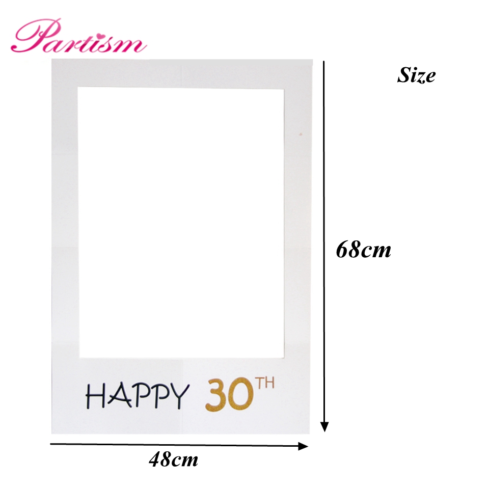 1 Pc 30/40/50 Jaar Fotolijst Happy Birthday Foto Props Diy Bruiloft/Verjaardag Decoratie Partij levert