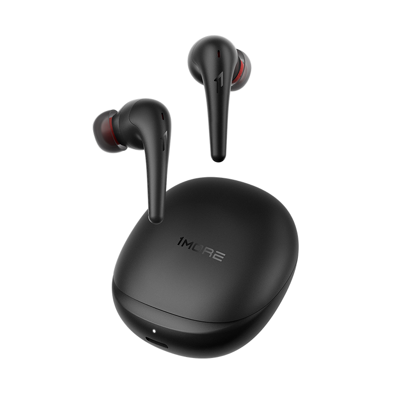 Écouteurs Aero Bluetooth 5.2, suppression du bruit, flash, appels clairs, autonomie de 28 heures, chargement sans fil, casque électronique, 1 plus: Black