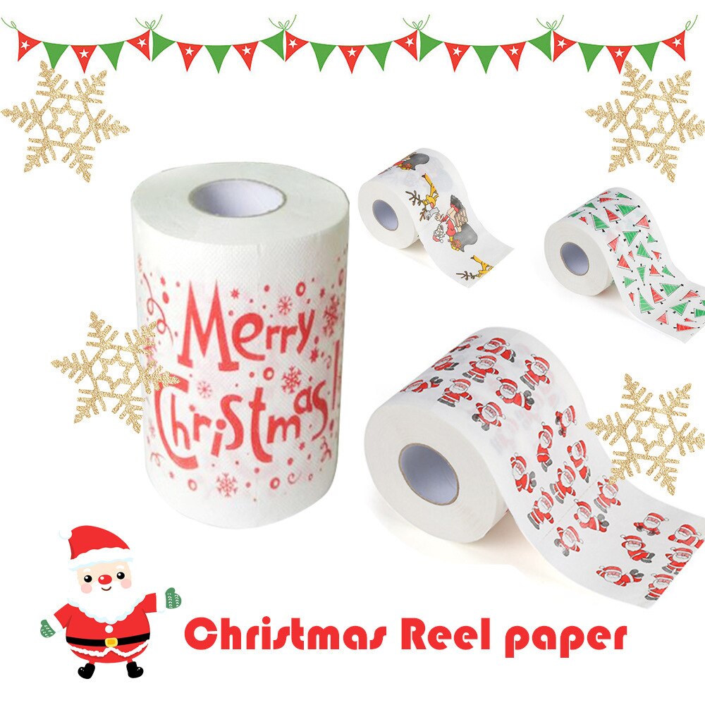 Kerstman Toiletpapier Tissue Servet Prank Fun Verjaardag Party Novelty Idee