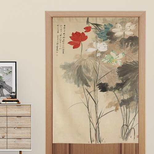 Chinesische Landschaft Tür Vorhang Küche Schlafzimmer Schlecht Halbe Vorhang Feng Shui Vorhang: 03
