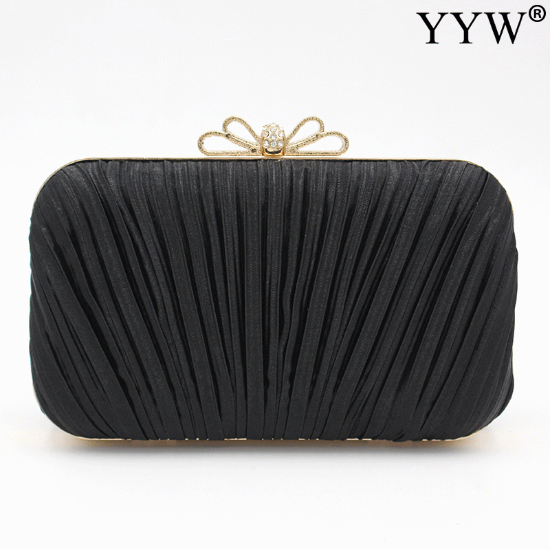 Red Women Clutch Evening Bag Purse With Detachable Chain Handbag Wedding Cocktail Party Velvet Clutches Prom Wedding Shoulder: black B