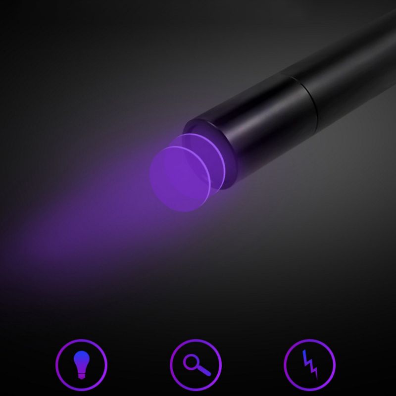 2 in 1 sjov killing teaser stick kat mos detektion rød uv lys pointer usb genopladeligt kæledyr legetøj