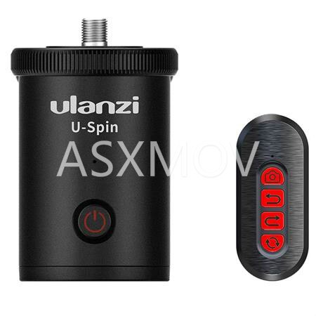 Ulanzi U-Spin Electric Ball Head - 360° Panorama, 2.5kg Payload, Bluetooth Control, 1/4" Screw