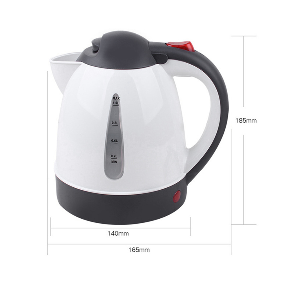 1000ml elkedel 12v/24v 150w vandkoger til rejser bil lastbil rejser kaffe opvarmet tekande