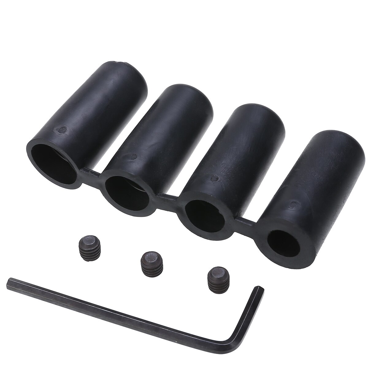 Universal 5 Speed Shift Knob Leather Red Stitch Car Gear Stick Shift Knob Lever Shift Knob Head Kit with Hoses Screws