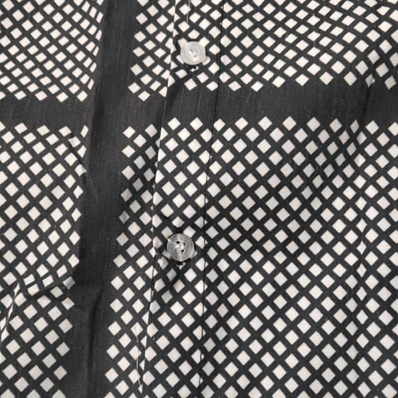 Vier Seizoenen Mannen Shirt Print Stand Kraag Katoen Linnen Gestreepte Lange Mouwen Losse Hawaiian Henry Shirt Hawaiian Shirt S-XXXL