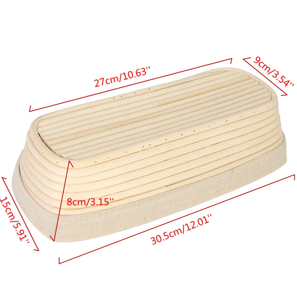 Proofing Basket Liner, linnen inzetstuk voor brood fermentatiemandjes, proofing doek, natuurlijke rotan mand, stof, voor brood, fermentatiemand, 2 stuks