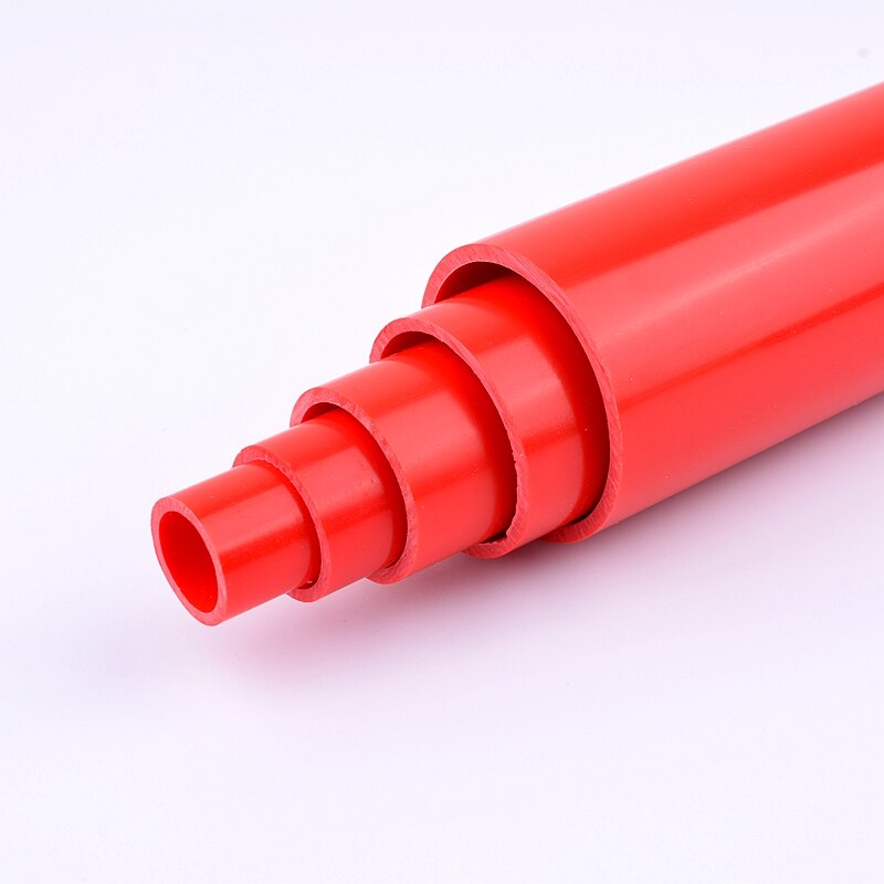 Out diamter 20-63mm Gules PVC Pipe Length 50cm Agriculture Garden Irrigation Aquarium Fish Tank Water Tube Plumbing Pipe Fitting