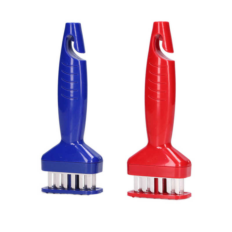 Vleesvermalser Tool Moeiteloos Heavy Duty Rvs Naald Blade Absorberen Sneller Steak Tenderizer Houden Vlees Vorm Goed Voor