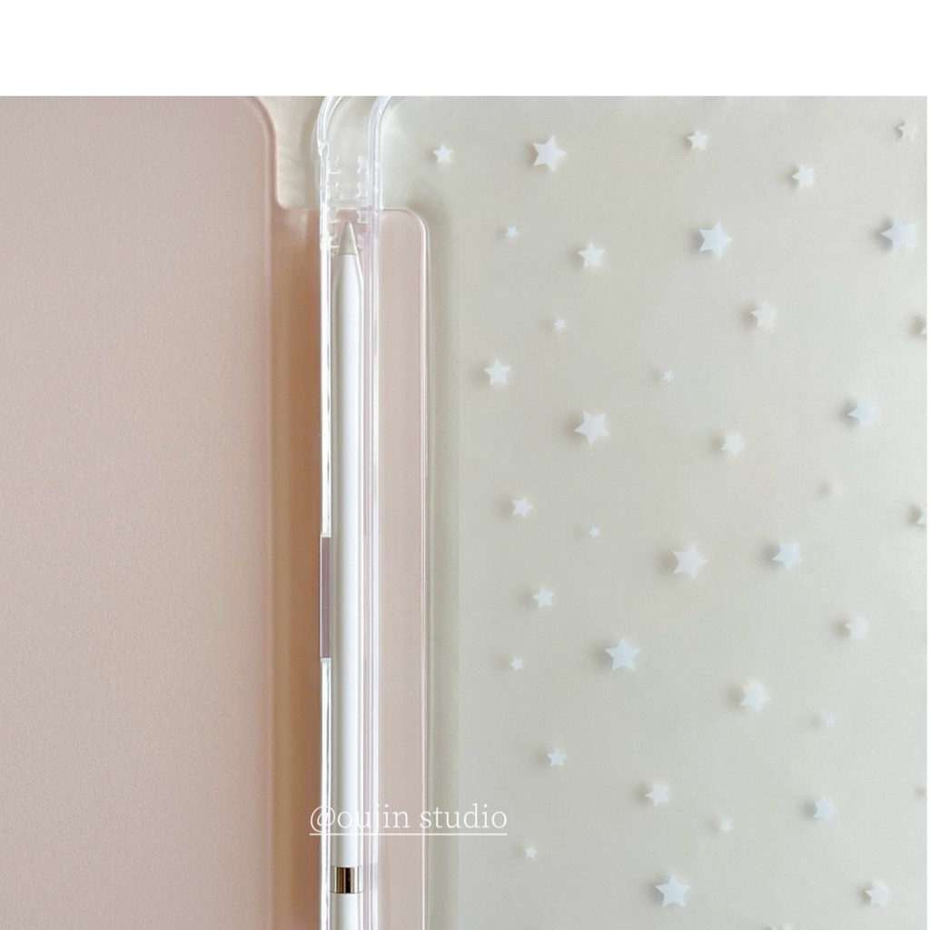 blue star ipad protective cover ipad flat protective cover with pen slot bracket 11 air6 soft shell protective cover