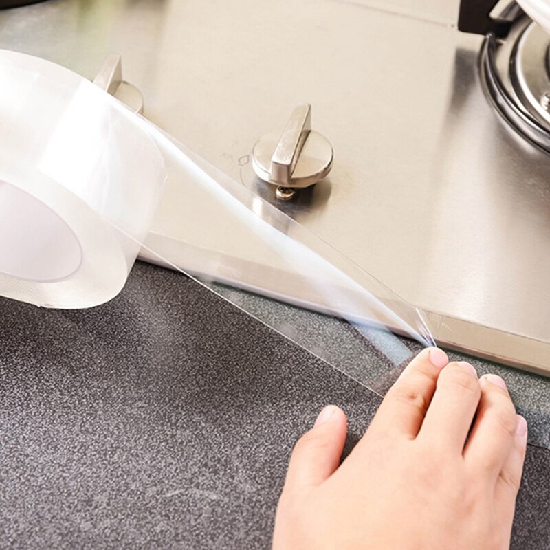 1pc Bath & Wall Sealing Strip Tape Flexible Waterproof Kitchen Caulk Repair Tape