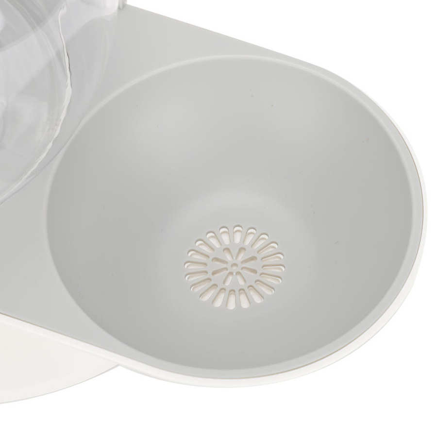 Snail Shaped Water Dispenser Plastic Water Feeder Bubble Snail Puppy for Pets Dogs Cats