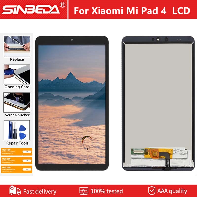 Originele Voor Xiaomi Mi Pad 4 Lcd Display Touch Screen Digitizer Volledige Set Reparatie Onderdelen Voor Xiaomi Mipad 4 lcd &#39;S