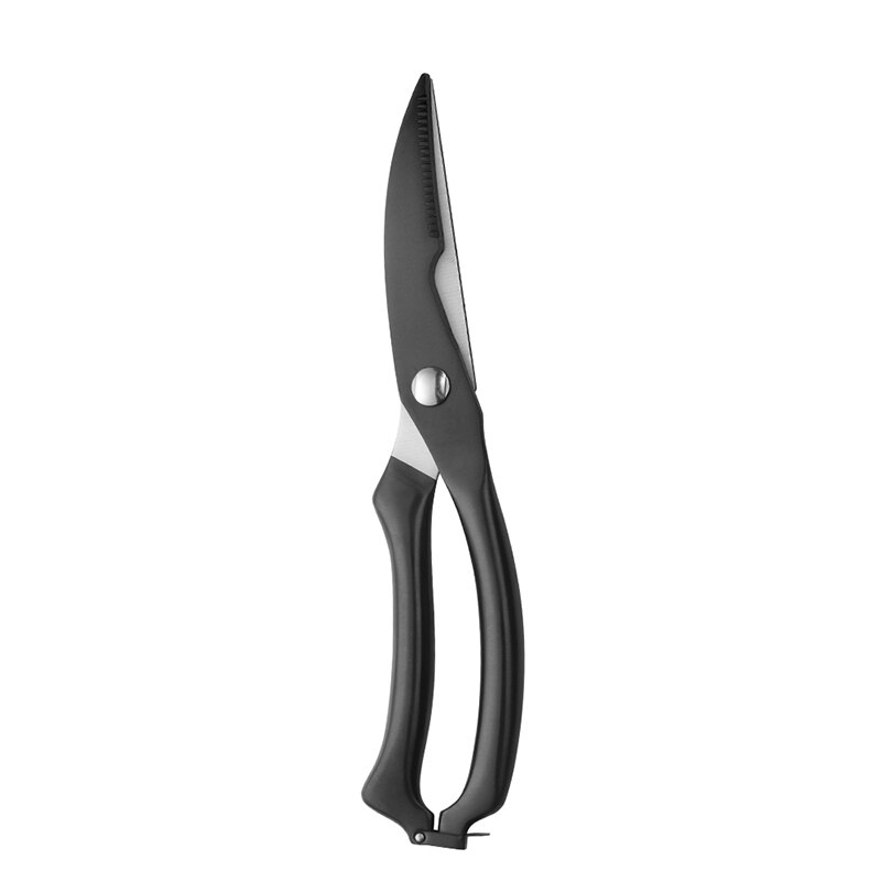 9.8 ''in Acciaio Inox Forbici Da Cucina Potente Osso di Pollo Forbici Cutter Cuoco Cesoie Pesce Anatra Taglio Chef Forbici Coltello Strumento: black / 1PC