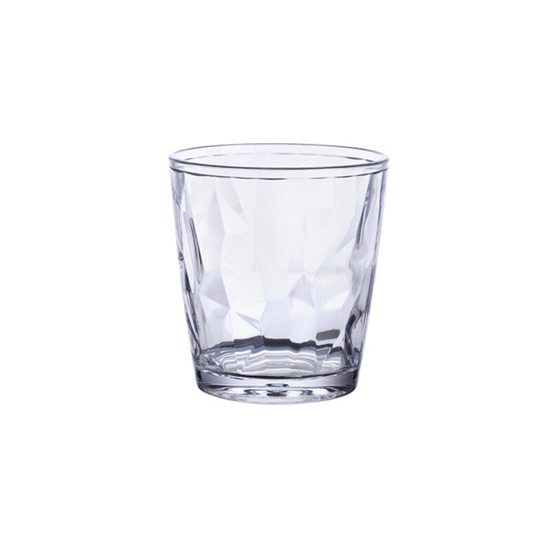 Bar KTV Drink Juice Cup Hotel Restaurant Drink Cup Wine Glasses Unbreakable Premium Acrylic Colorful Diamond Drinking Glasses: TP