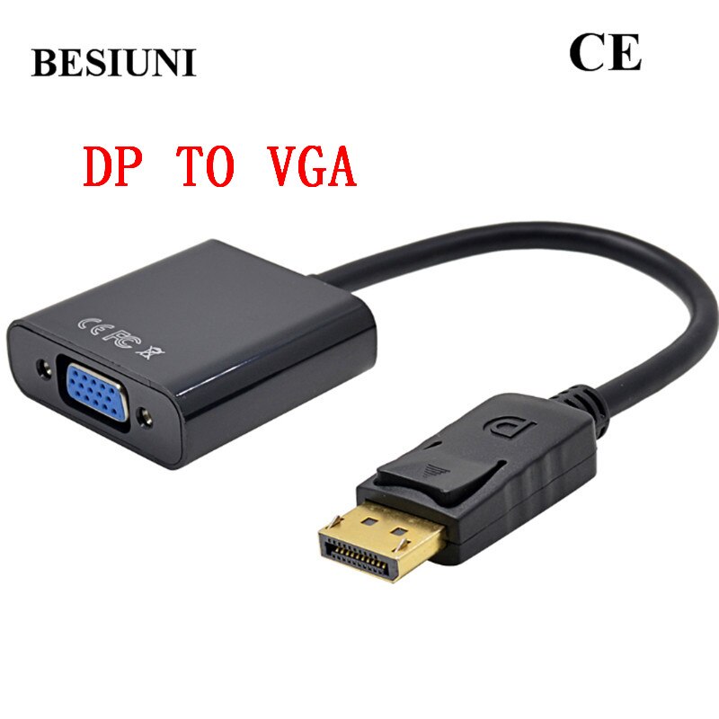 3 In 1 Displayport Dp Naar Hdmi-Compatibel Dvi Vga Adapter Kabel 1080P Converter Connector Voor Pc Projector laptop Hdtv: DP to vga