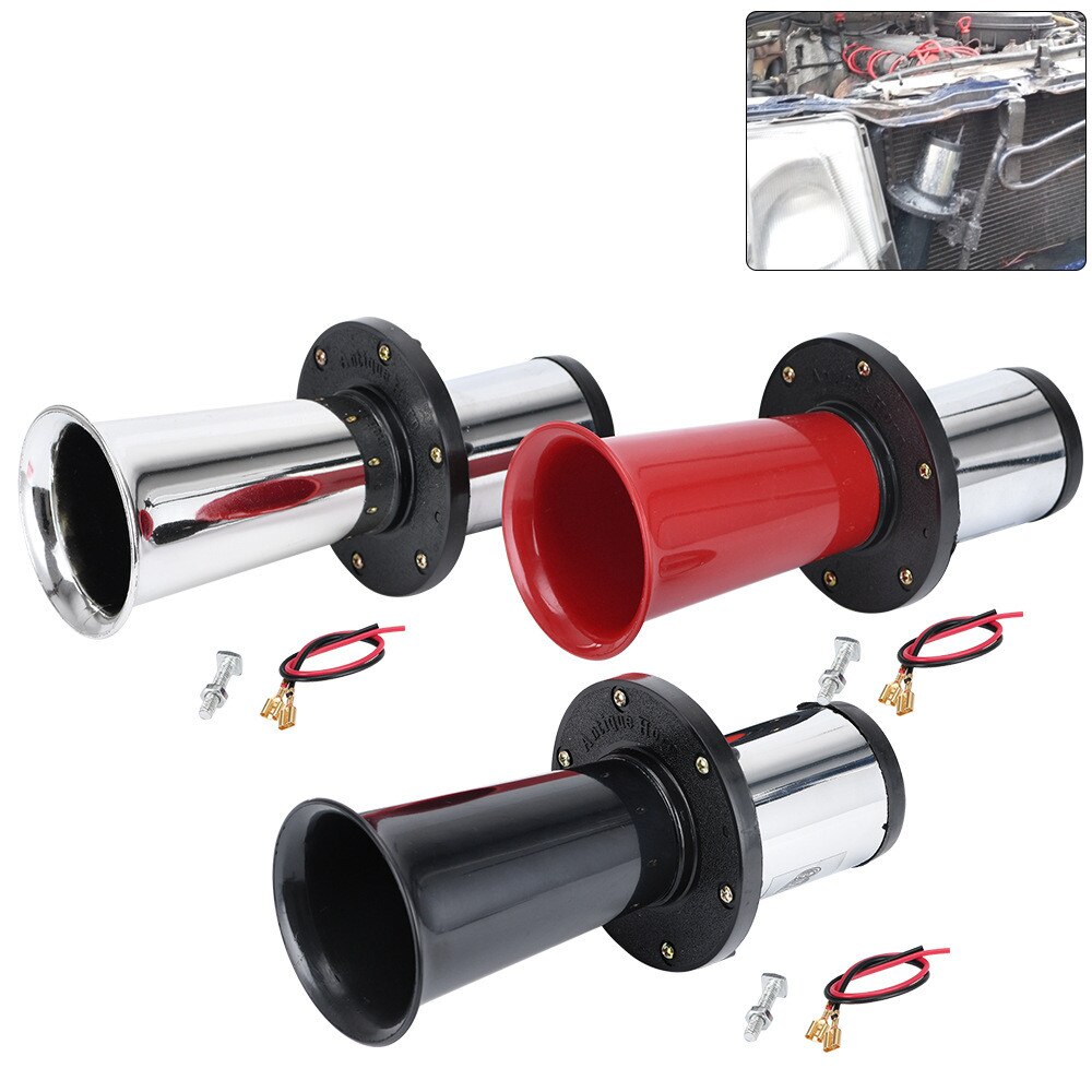 Cuerno de aire antiguo para coche, bocina clásica Vintage de 12V, OO-GA, para Ford Modelo T, Old School, cromo, 115dB
