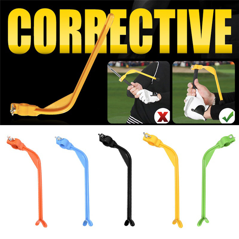 Golf Swing Trainer Golf Training Aid Swing Correcting Tool Golf Swing Wrist Gestures Positions Corrector Golf Beginner Alignment