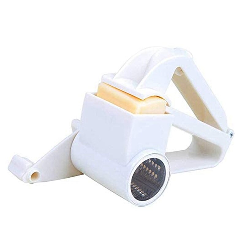 Rotary Cheese Graters, Manual Handheld Cheese Cutter with Stainless Steel Drum: Default Title