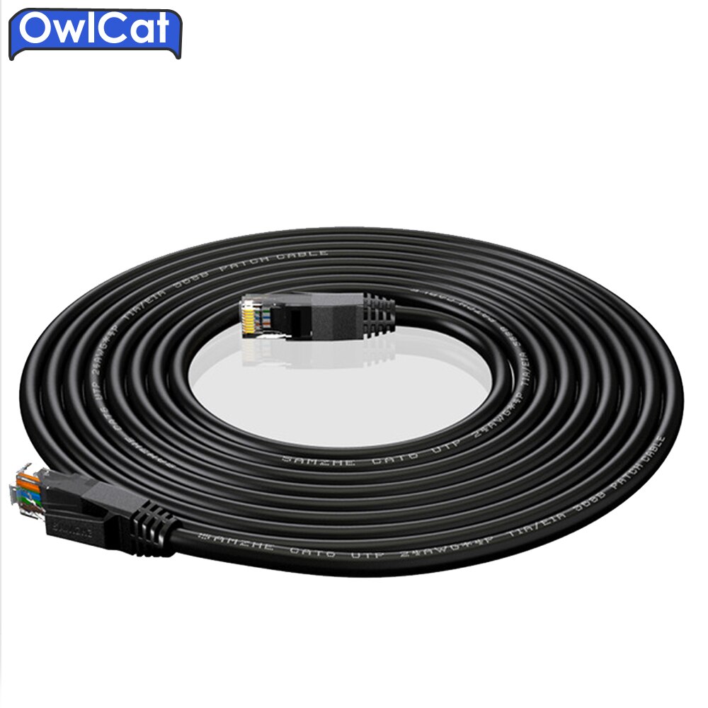 OwlCat Ethernet Netwerk Kabel CAT6 UTP 24AWG * 4P 20 meter Outdoor High-speed-Hoge netwerk Kabel RJ45 Camera lijnen