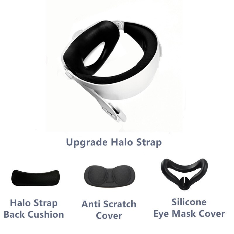 Head Strap Upgrade Verstelbare Voor Oculus Quest 2 Vr Halo Band Verhogen Ondersteunende Forcesupport Voor Oculus Quest2 Accessoires: Package B