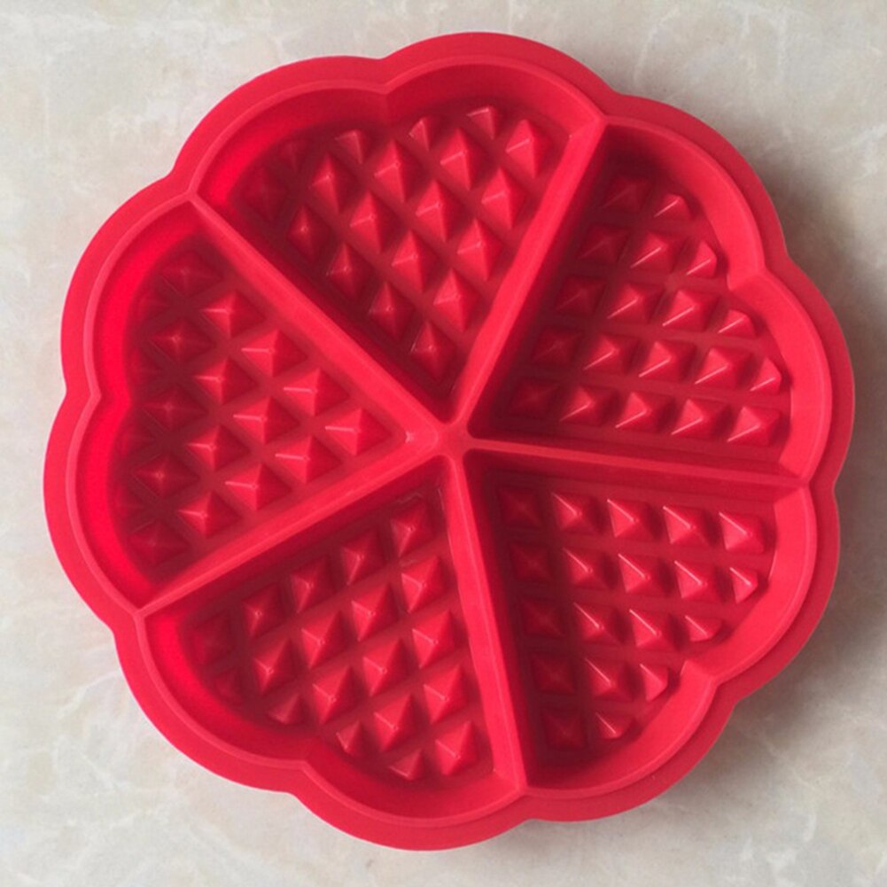 Siliconen Waffle Mold Bakvormen Tool Oven Non-stick Siliconen Baker Keuken Voor Huishoudelijke Keuken Handig Deel