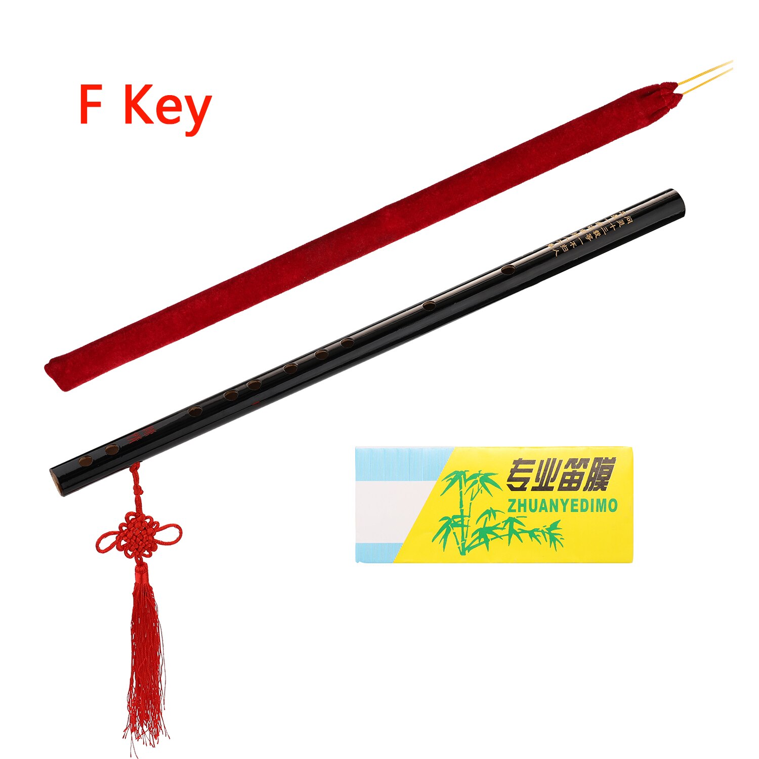 Pluggable Bittere Bamboefluit Dizi C D F Key Traditionele Handgemaakte Chinese Musical Houtblazers Instrument Studie Niveau Voor Beginner: B Type F Key