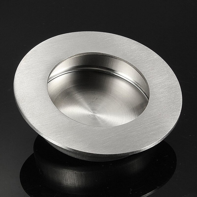 Möbel griff einlass griff Hülse griff echtem edelstahl runde 65mm