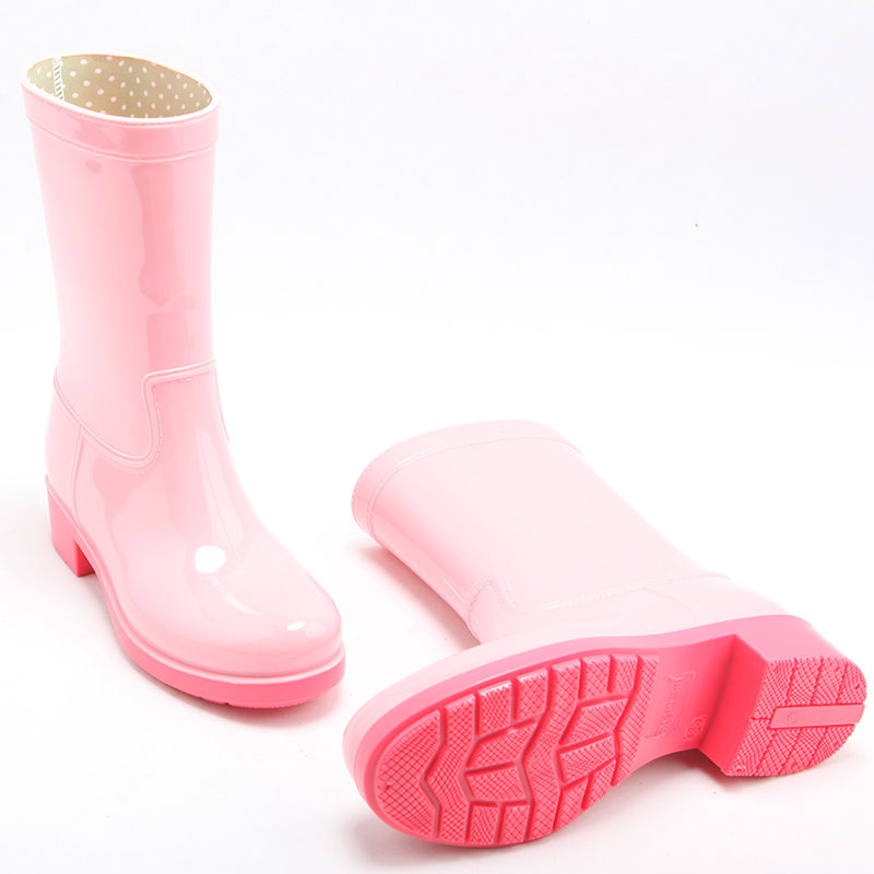 Dames regenlaarzen waterdicht halfhoge laarzen damesschoenen snoepkleuren laarzen voor dames damesschoenen laarzen pvc